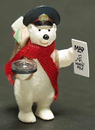 Polar Post - Artists’ Favorites (Polar Bear, Mail) ornament collectible - Main Image 2