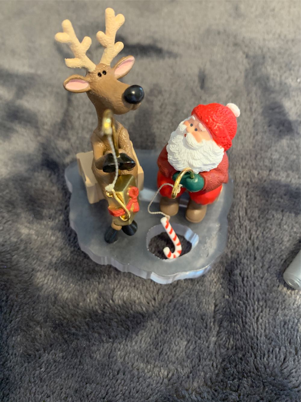 Fishing For Fun - Keepsake Collector’s Club (Santa) ornament collectible - Main Image 3