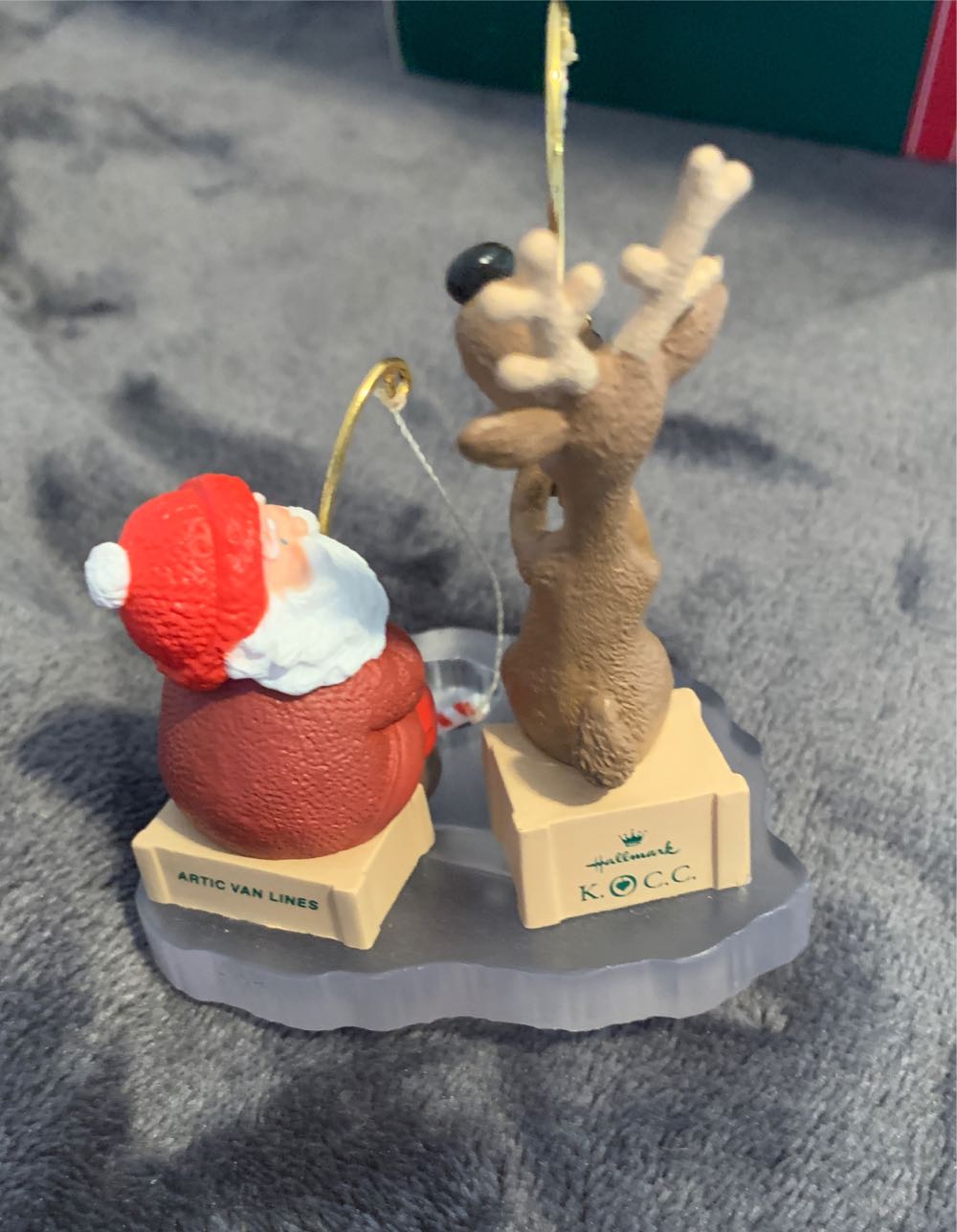 Fishing For Fun - Keepsake Collector’s Club (Santa) ornament collectible - Main Image 4