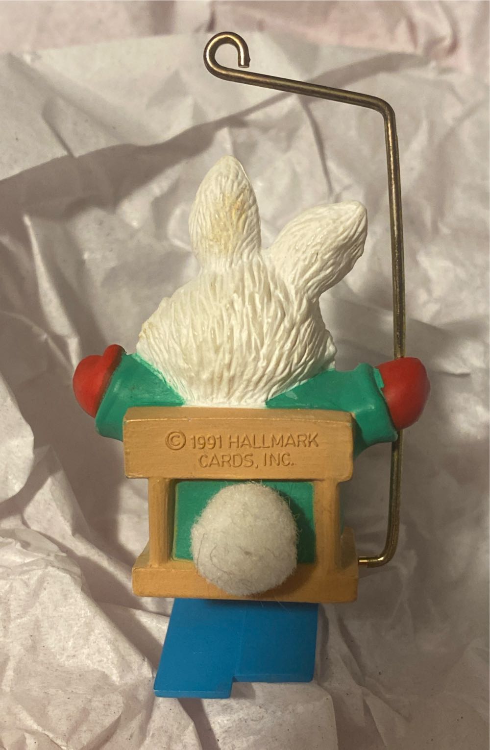 Ski Lift Bunny  (Bunny) ornament collectible - Main Image 3