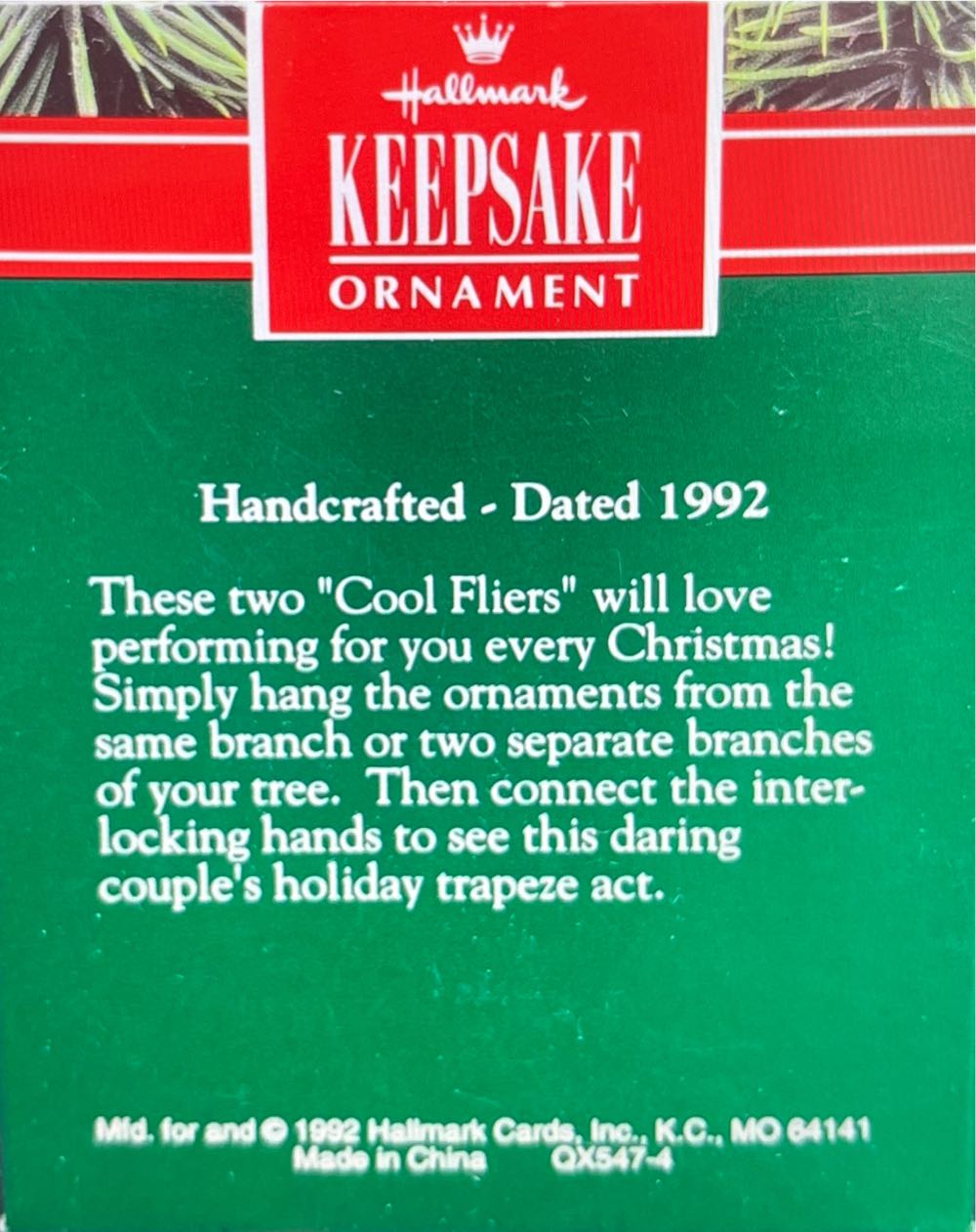 Cool Fliers - Snowman (Hang-Togethers) ornament collectible - Main Image 2