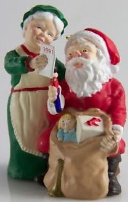 Mr & Mrs Claus #6 Checking His List - Mr. And Mrs. Claus (Collector’s Series) ornament collectible - Main Image 2
