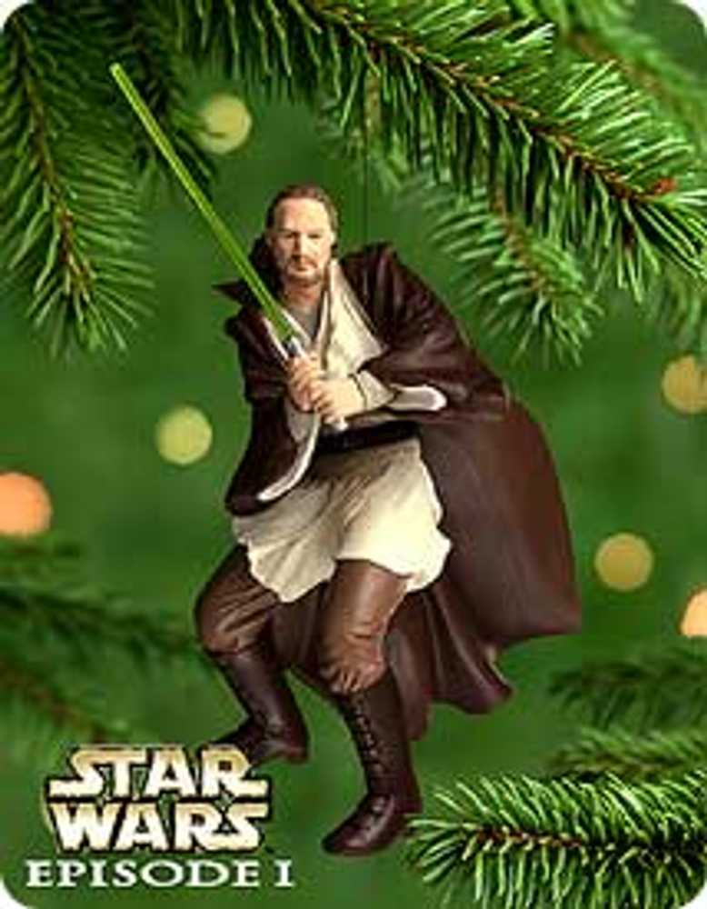 Qui-Gon Jinn - Star Wars (Star Wars: The Phantom Menace) ornament collectible [Barcode 015012569407] - Main Image 2