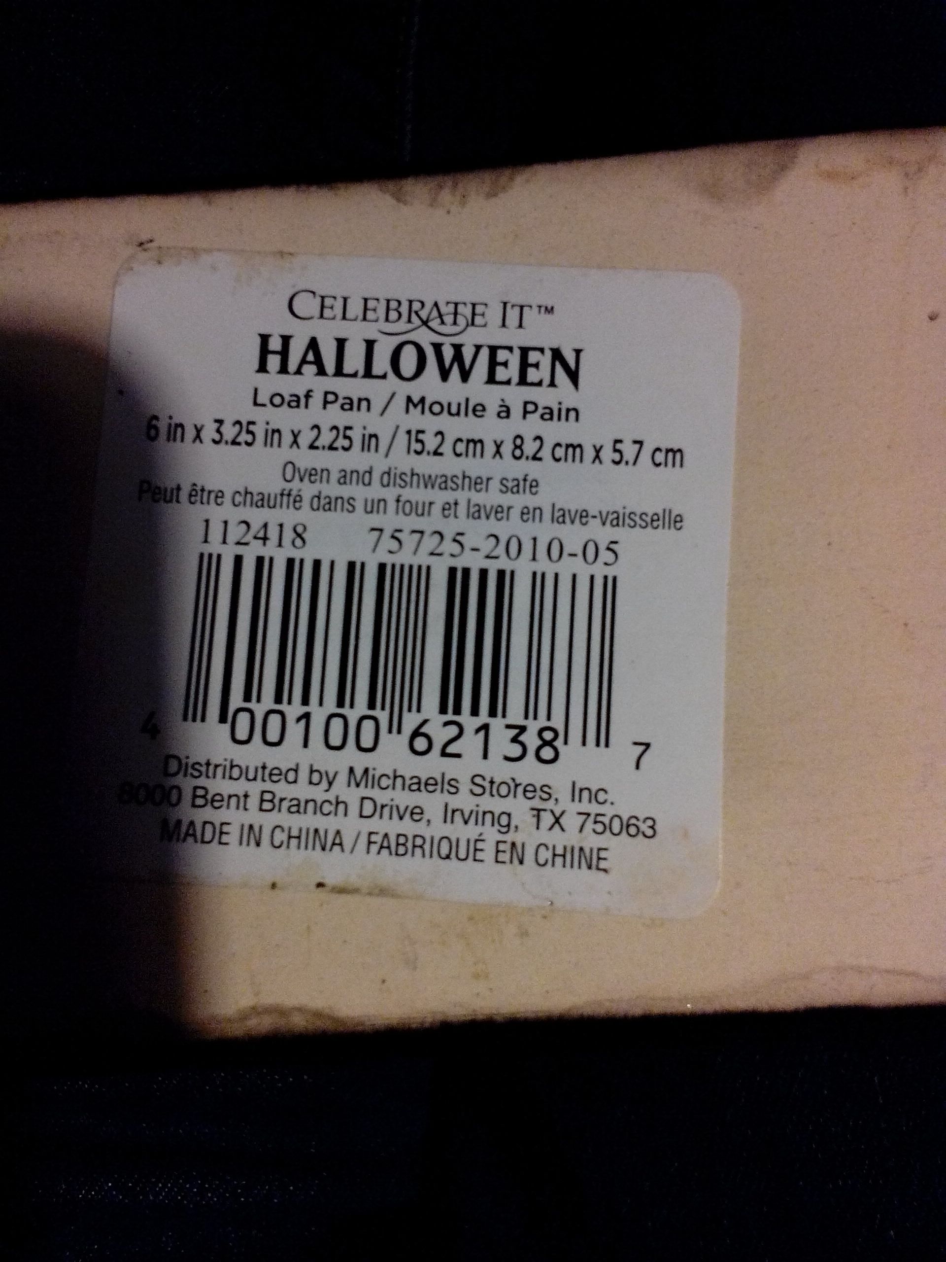 Halloween Loaf  (Mini Bakeware) ornament collectible - Main Image 2