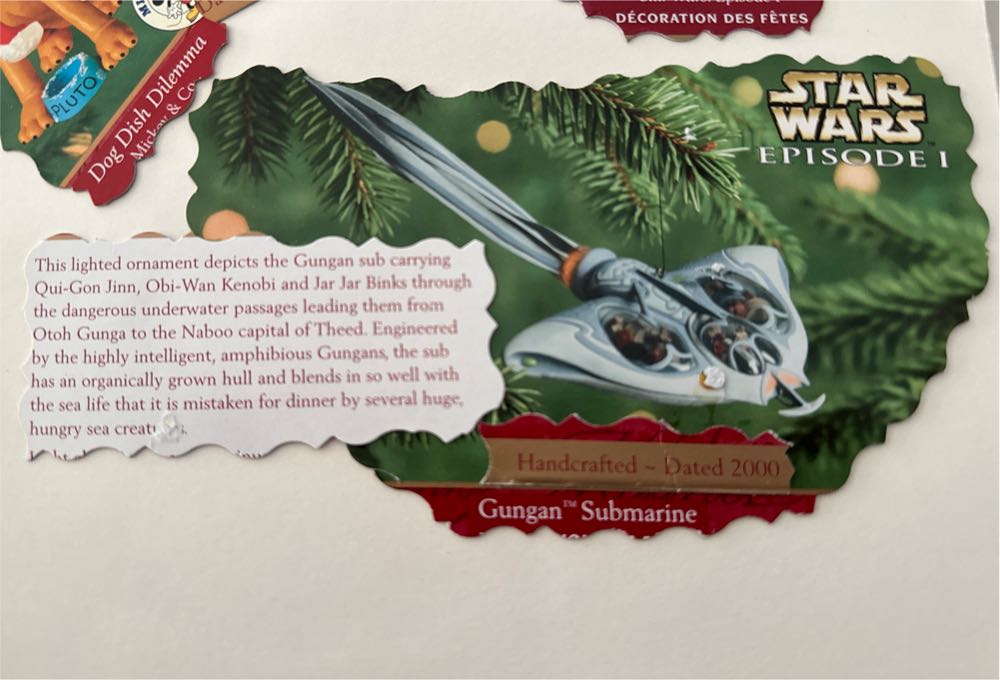 Gungan Submarine - Star Wars (Star Wars: The Phantom Menace) ornament collectible [Barcode 015012569421] - Main Image 4