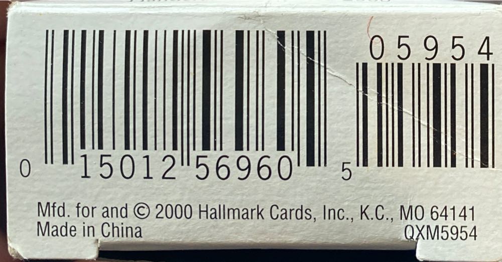 Teddy-Bear Style #4 & Final (2000) QXM5954 - Teddy-Bear Style (Bears) ornament collectible [Barcode 015012569605] - Main Image 3