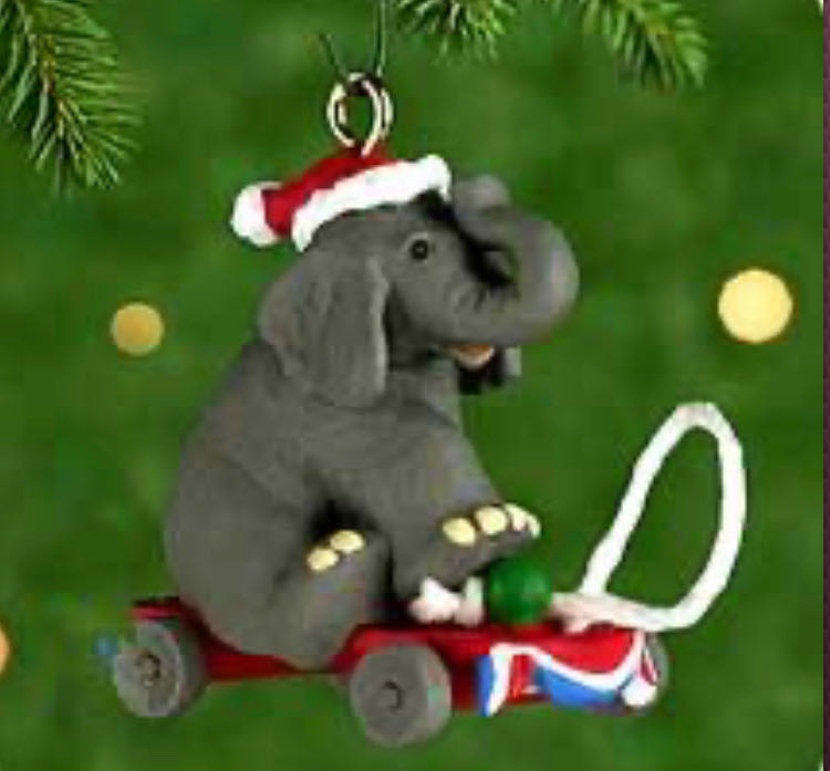 Loyal Elephant  (Elephant, Toy, Mini) ornament collectible [Barcode 015012569612] - Main Image 2