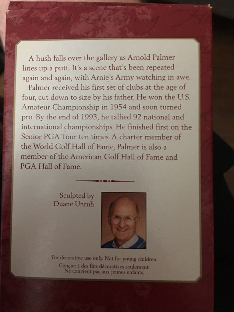 Arnold Palmer - Golf (Golf) ornament collectible [Barcode 015012582017] - Main Image 2