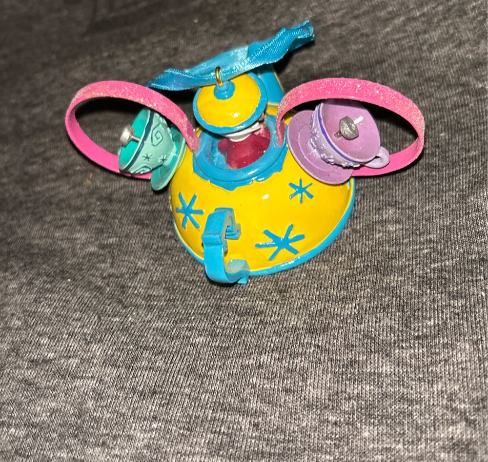 Teacups Attraction Earhat Ornament - Disney Parks (Disney Earhat Ornament) ornament collectible - Main Image 2