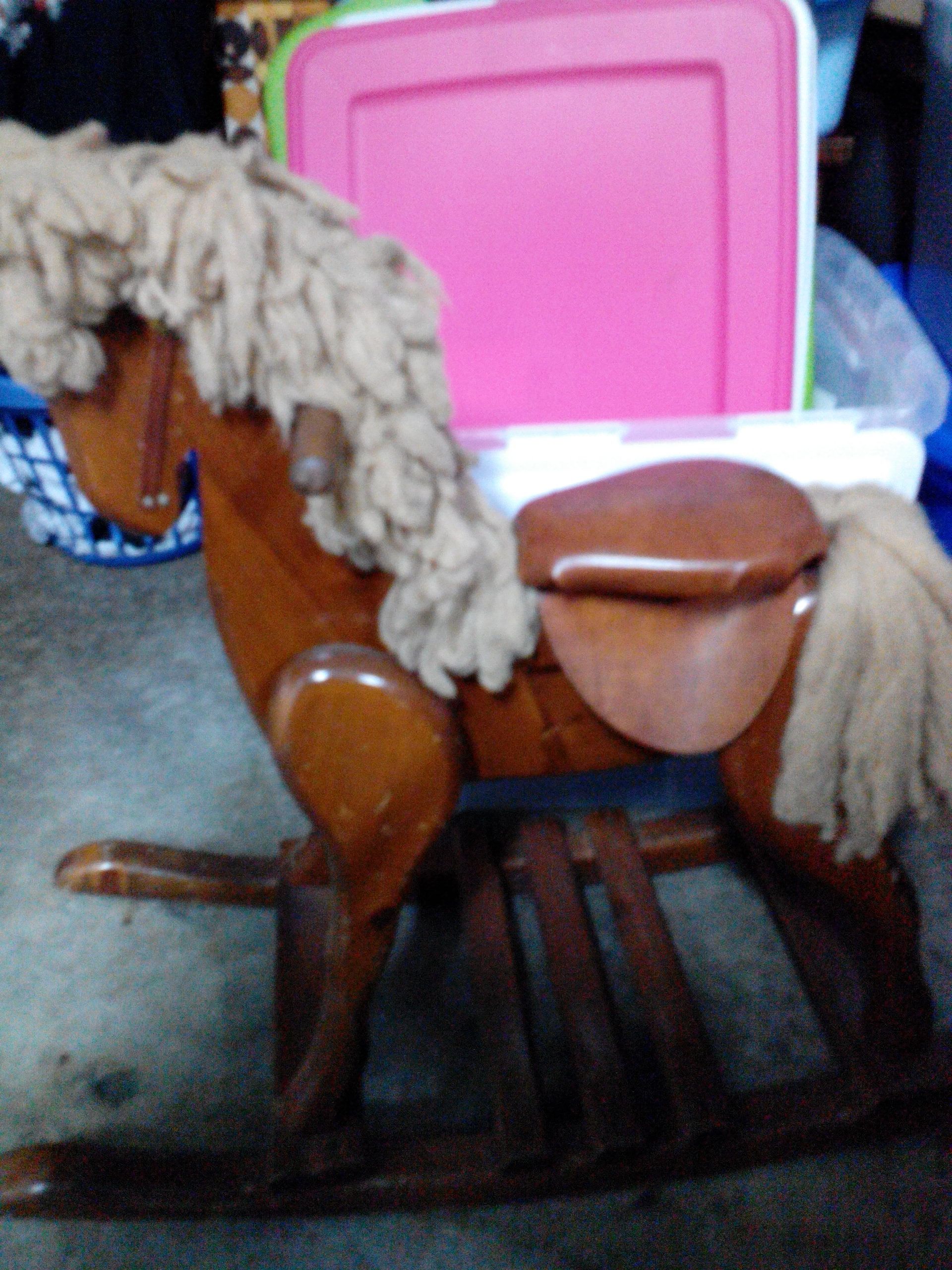 Rocking Wooden Horse  (Child Toys) ornament collectible - Main Image 2