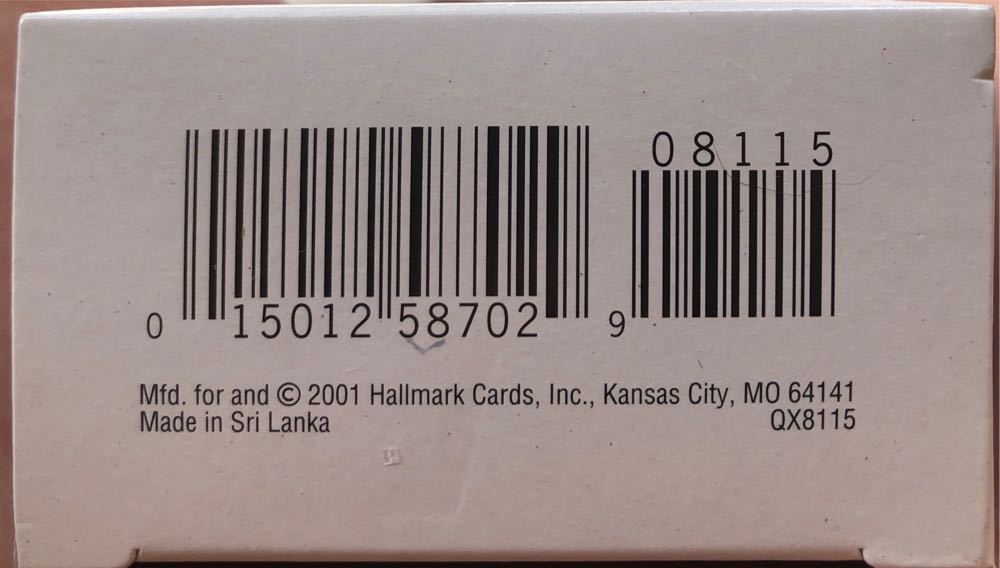 Gift Bearers #3 QX8115 - Gift Bearers (Teddy Bear) ornament collectible [Barcode 015012587029] - Main Image 4