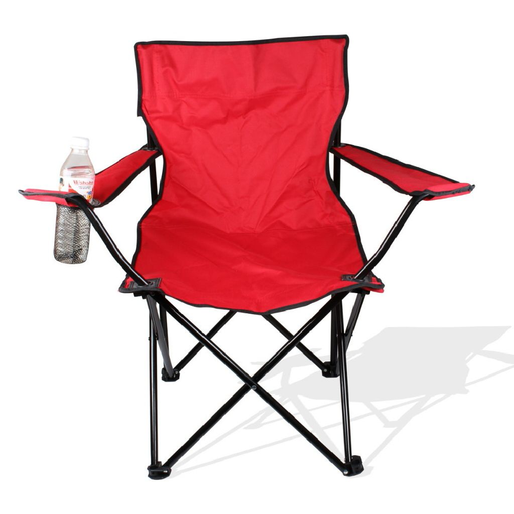 Portable chair Large RED  (Camping Canvas chair) ornament collectible - Main Image 1