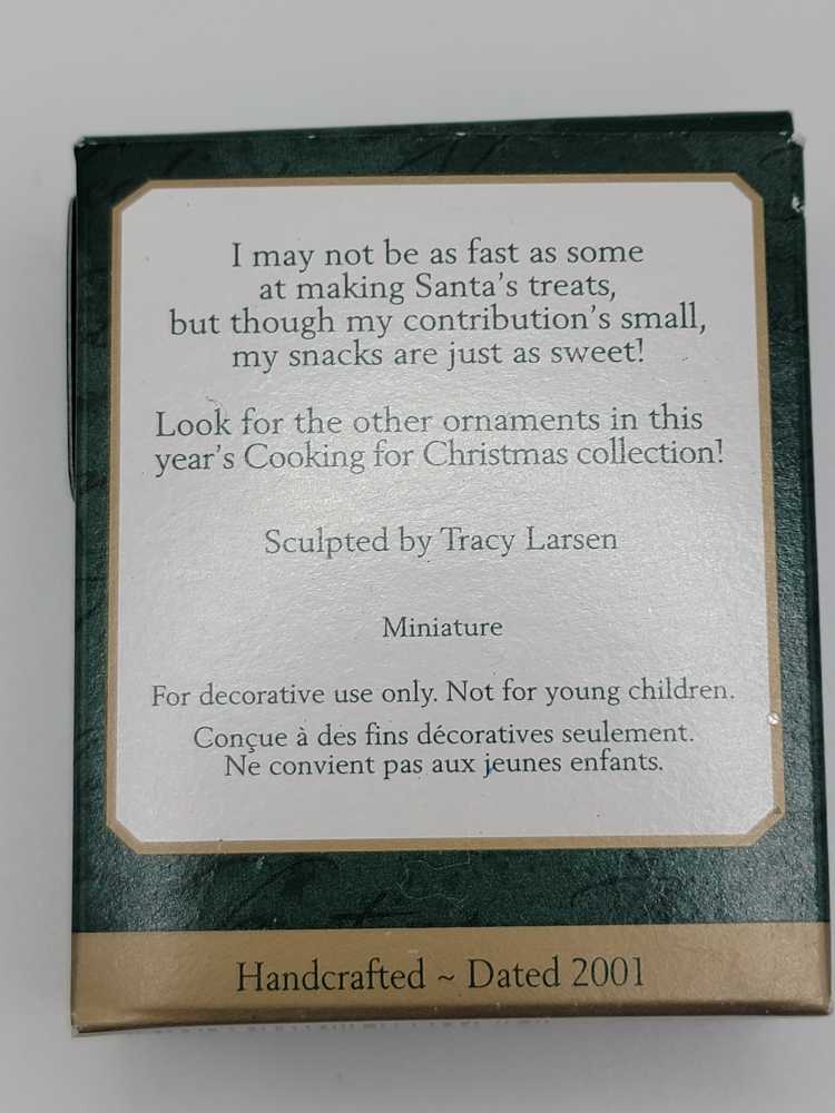 Miniature Cooking For Christmas Sweet Contribution - Cooking For Christmas (Mouse, Cookie, Mini) ornament collectible [Barcode 015012587135] - Main Image 2