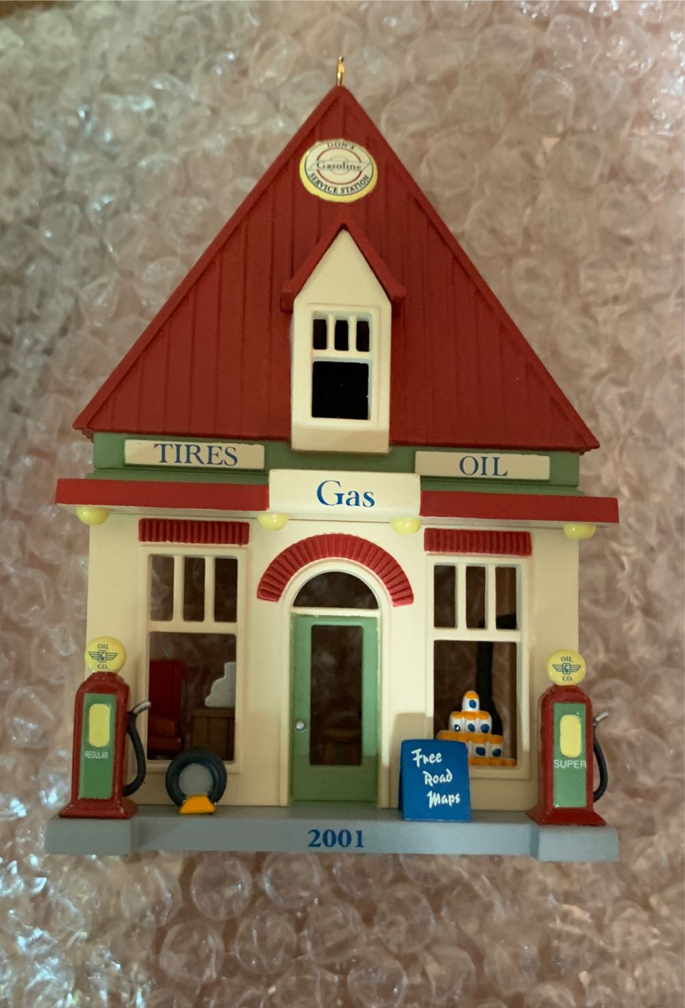 NH#18 - Service Station - Nostalgic Houses And Shops (Nostalgic Houses & Shops) ornament collectible [Barcode 015012587470] - Main Image 3