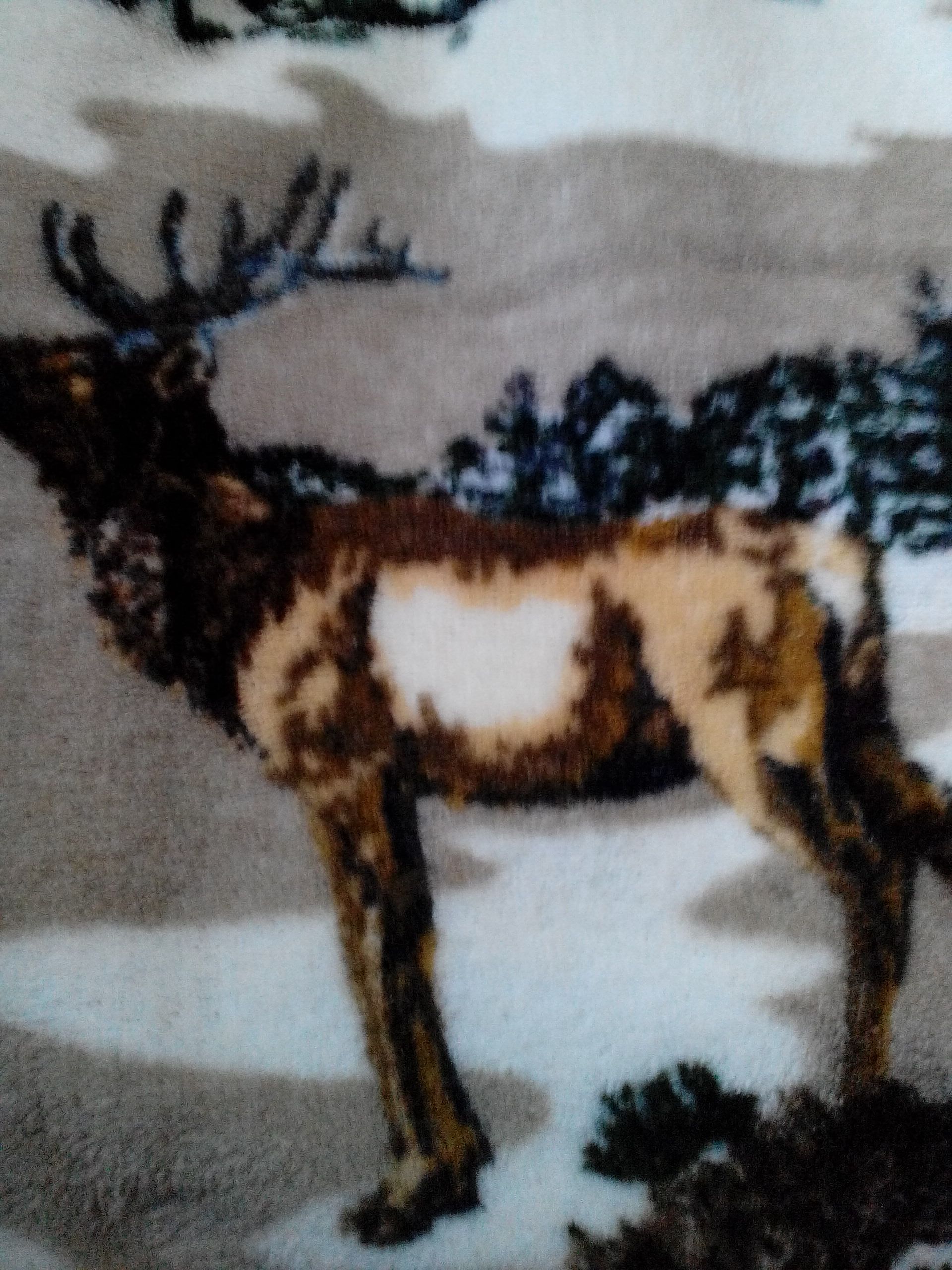 Outdoor animal Christmas Fleece  (Christmas Decor) ornament collectible - Main Image 2