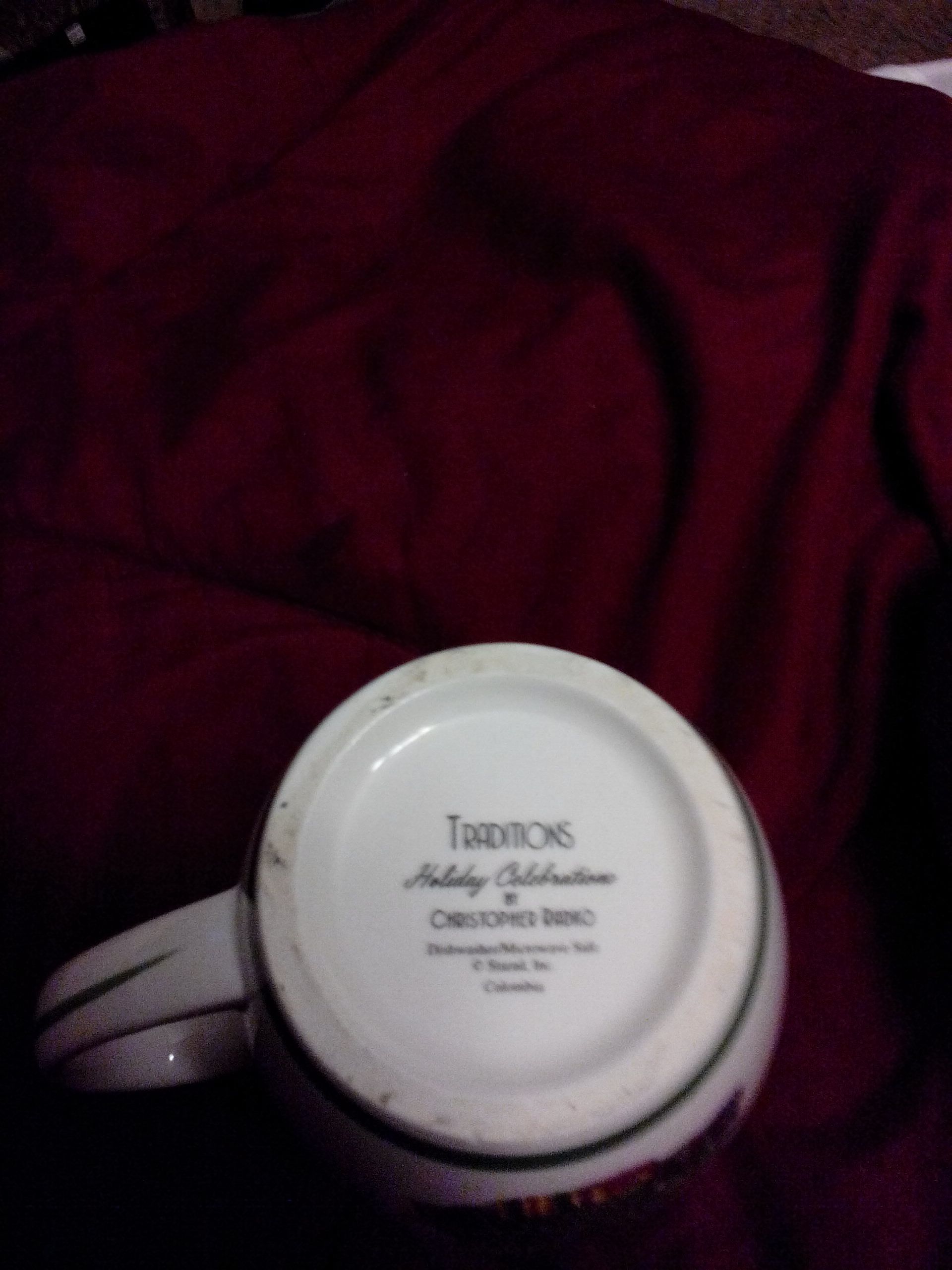 Traditions Holiday Collections Coffee Cups (4)  (Christmas Tableware) ornament collectible - Main Image 2