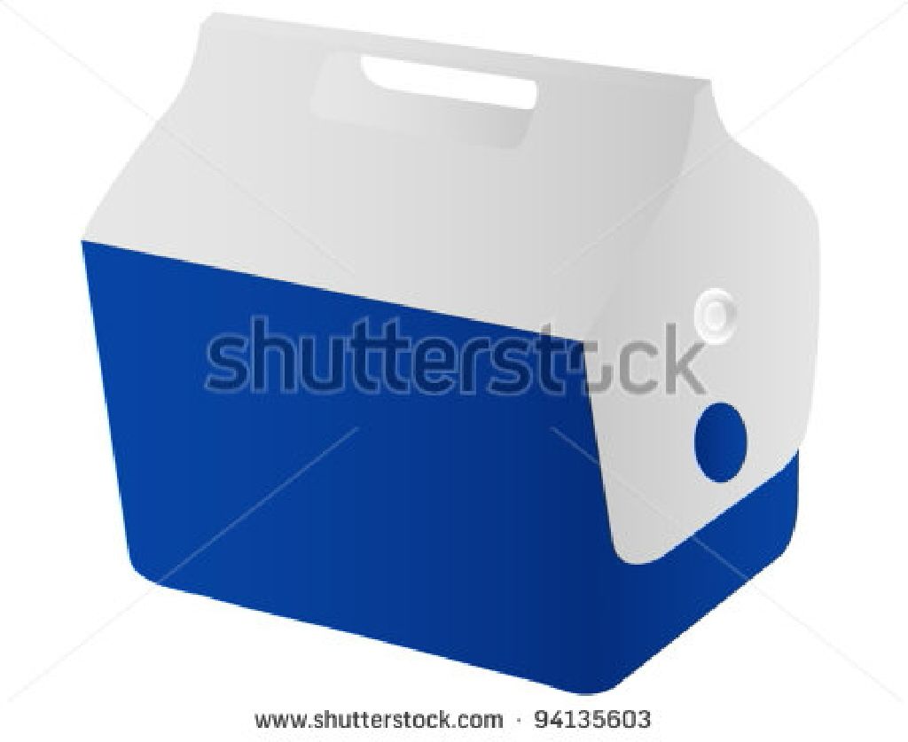 Playmate Flip Top Cooler  (Camping) ornament collectible - Main Image 1
