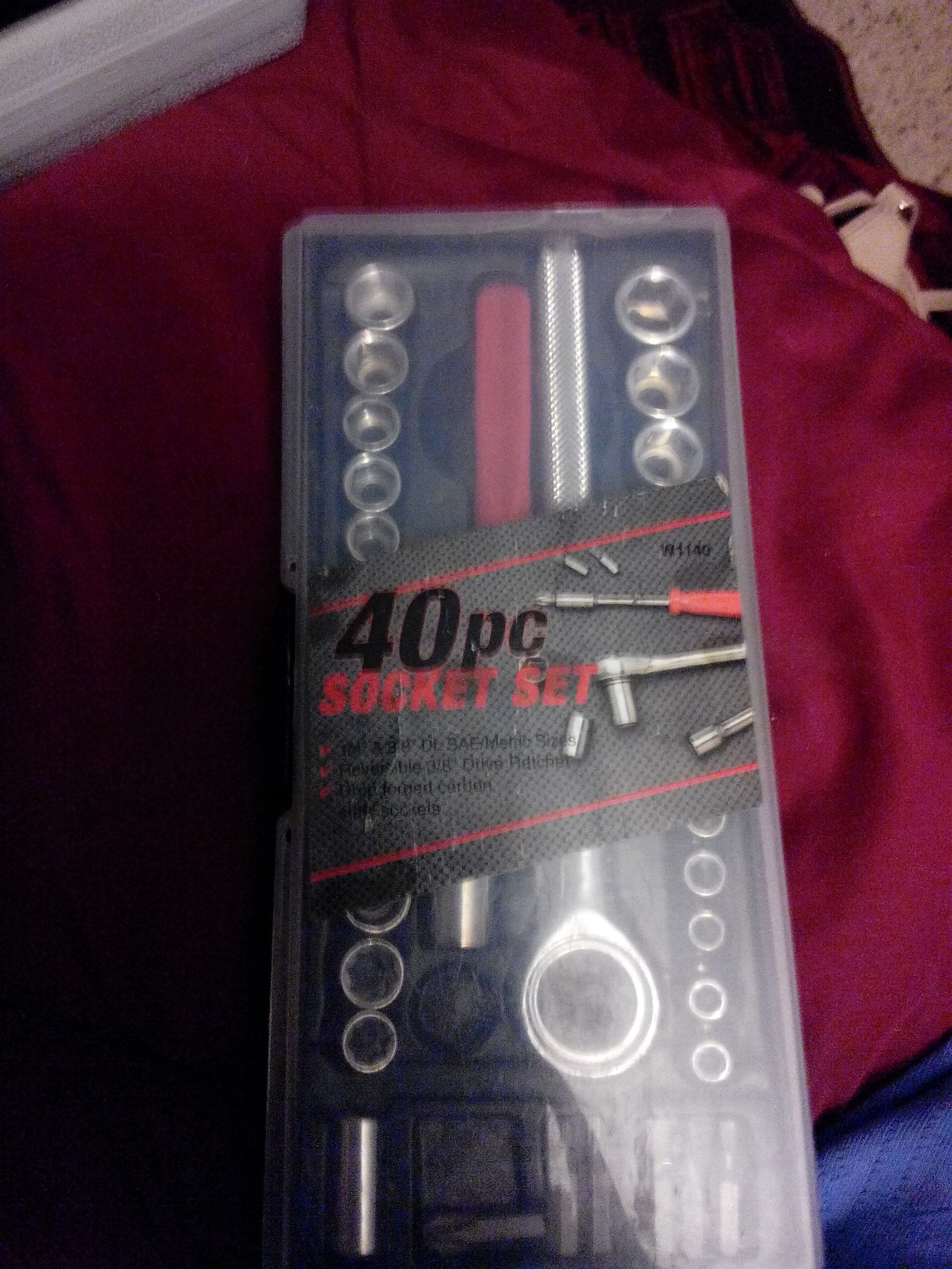 Socket Set 40 Pc  (Tools) ornament collectible - Main Image 1