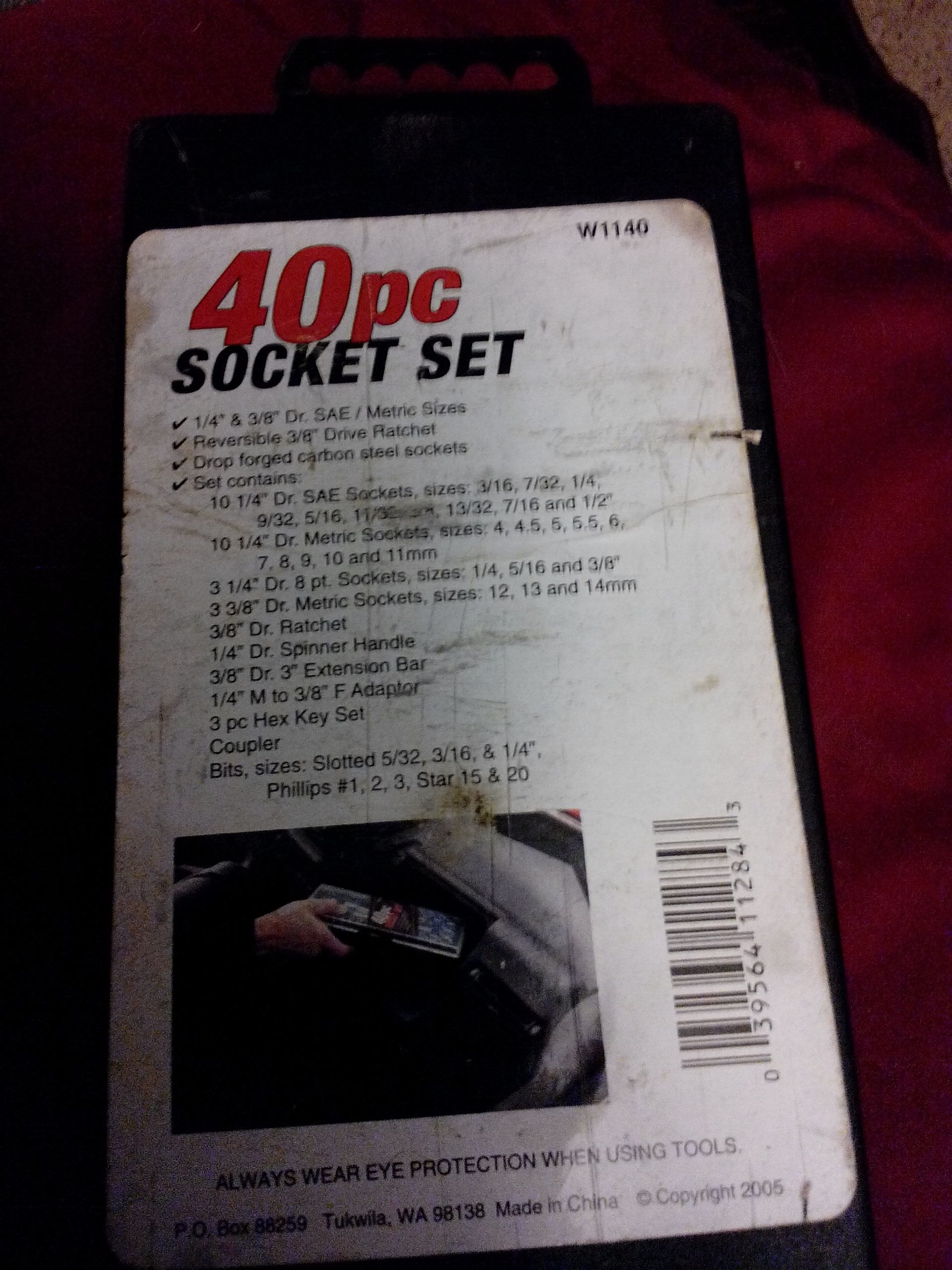 Socket Set 40 Pc  (Tools) ornament collectible - Main Image 2