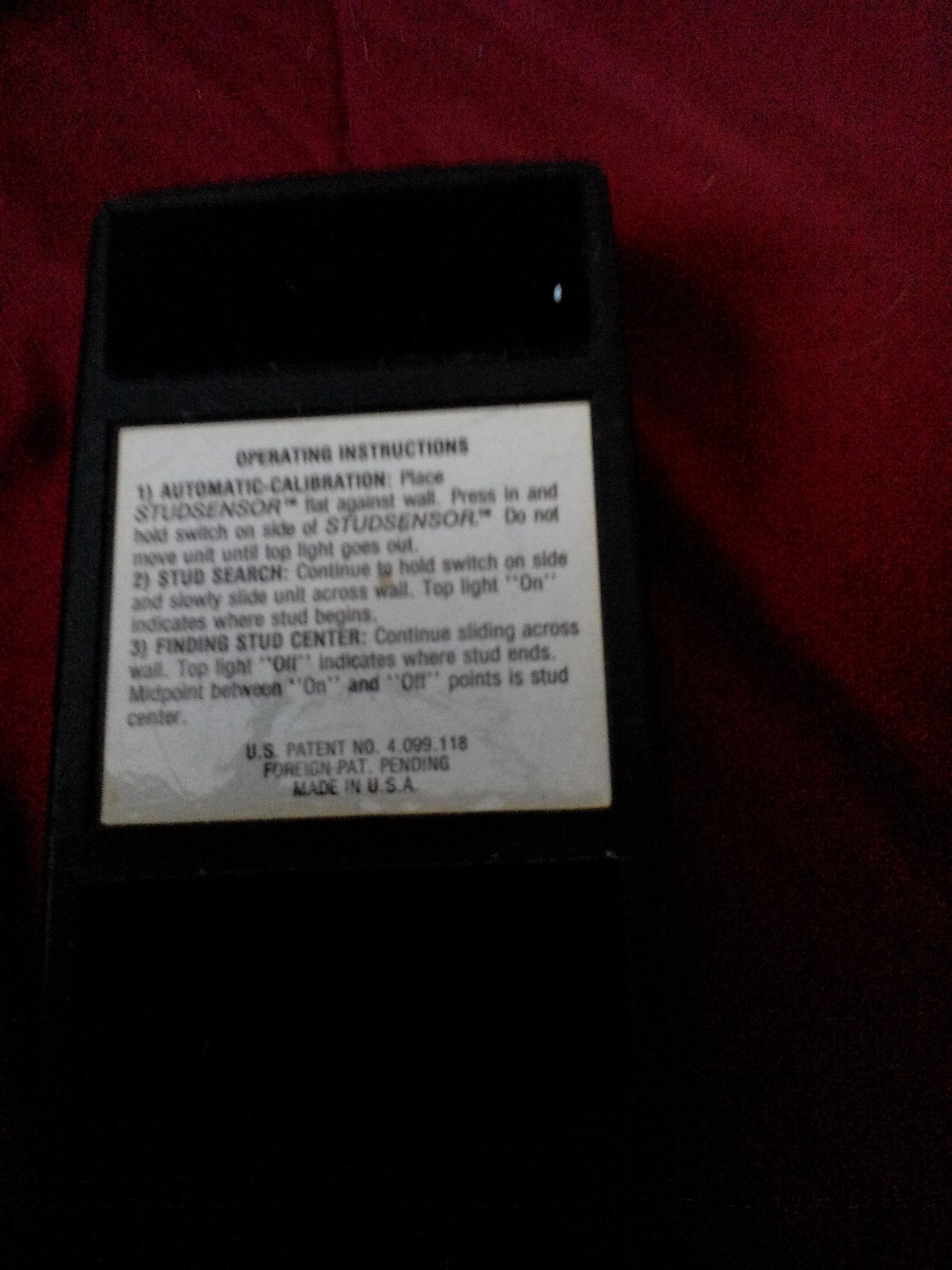 Wall Stud Finder  (Tools in Kitchen) ornament collectible - Main Image 2