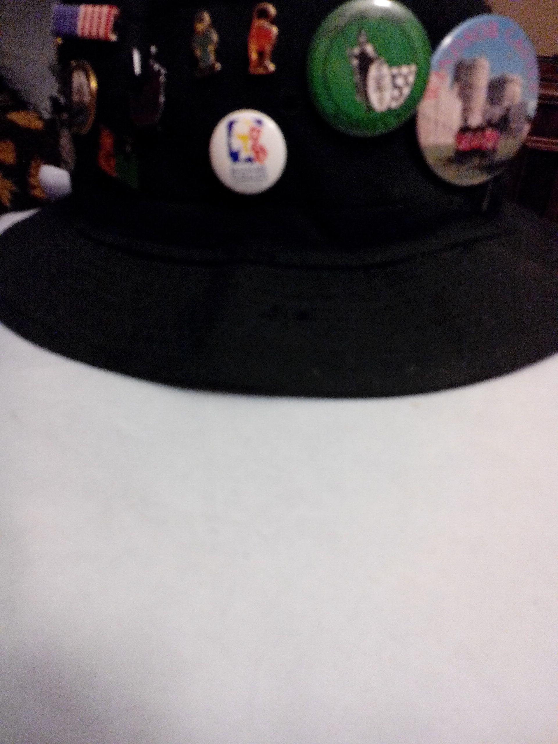 Moms Black pin Hat  (Moms pins) ornament collectible - Main Image 2