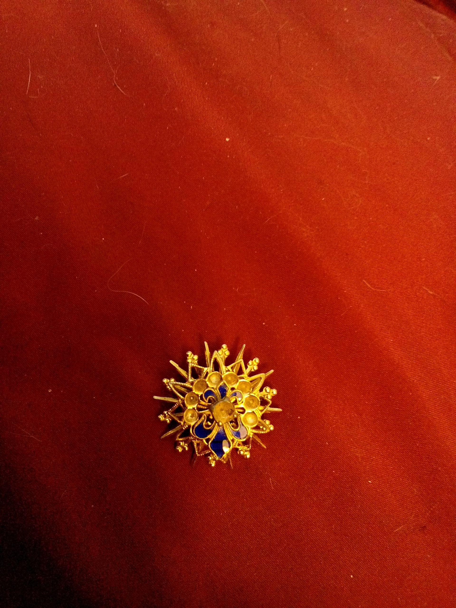 Yve’s Small Stud Earrings/Blue Medium Stud Earrings  (Yve’s Jewelry Earrings) ornament collectible - Main Image 2