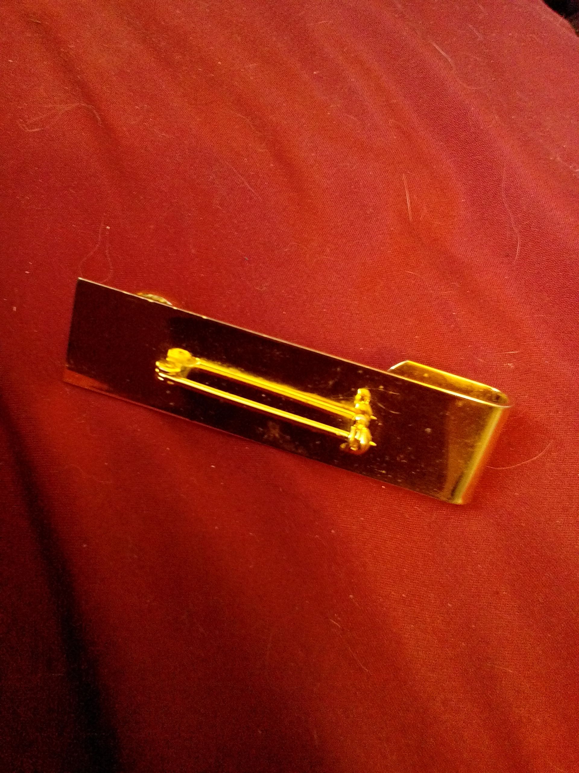 Shoulder Gold Bar Pin  (Moms pins) ornament collectible - Main Image 2