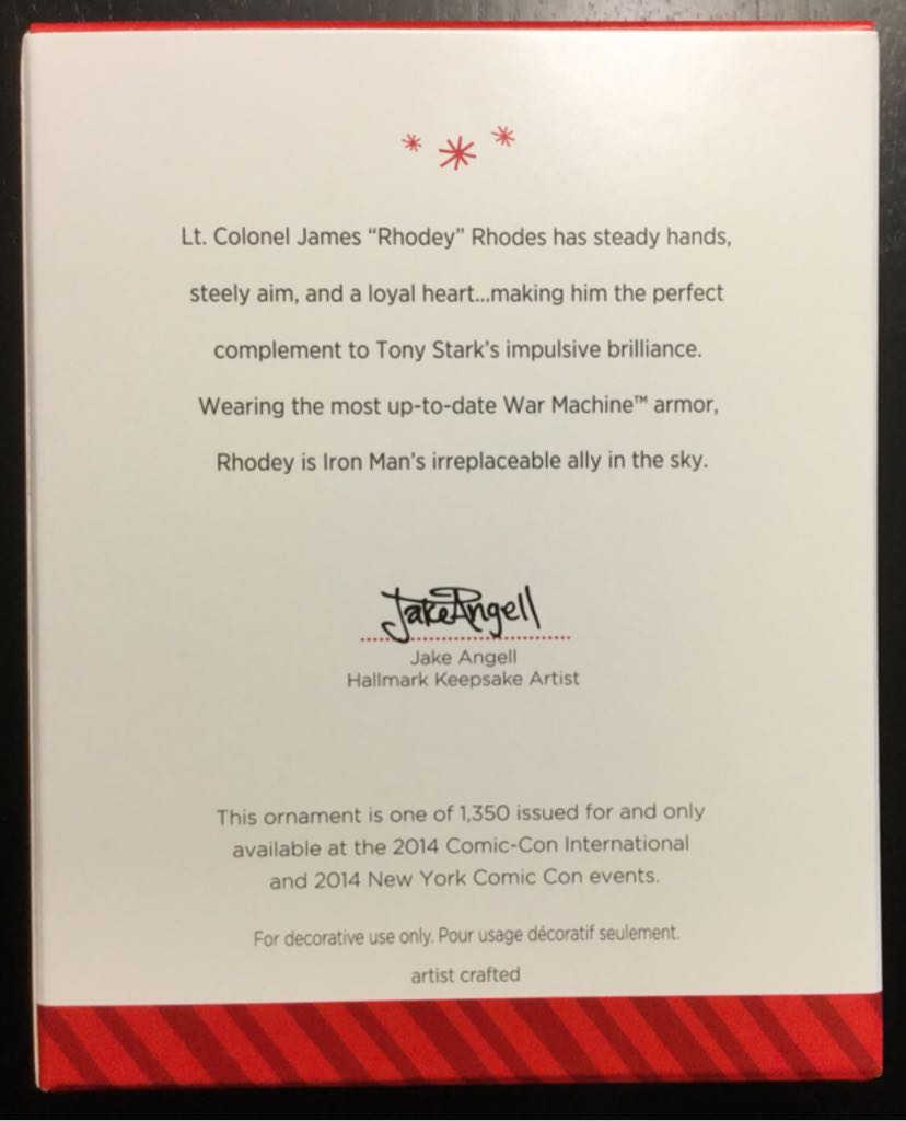 War Machine - Iron Man 3 (Marvel Super Heroes) ornament collectible - Main Image 2