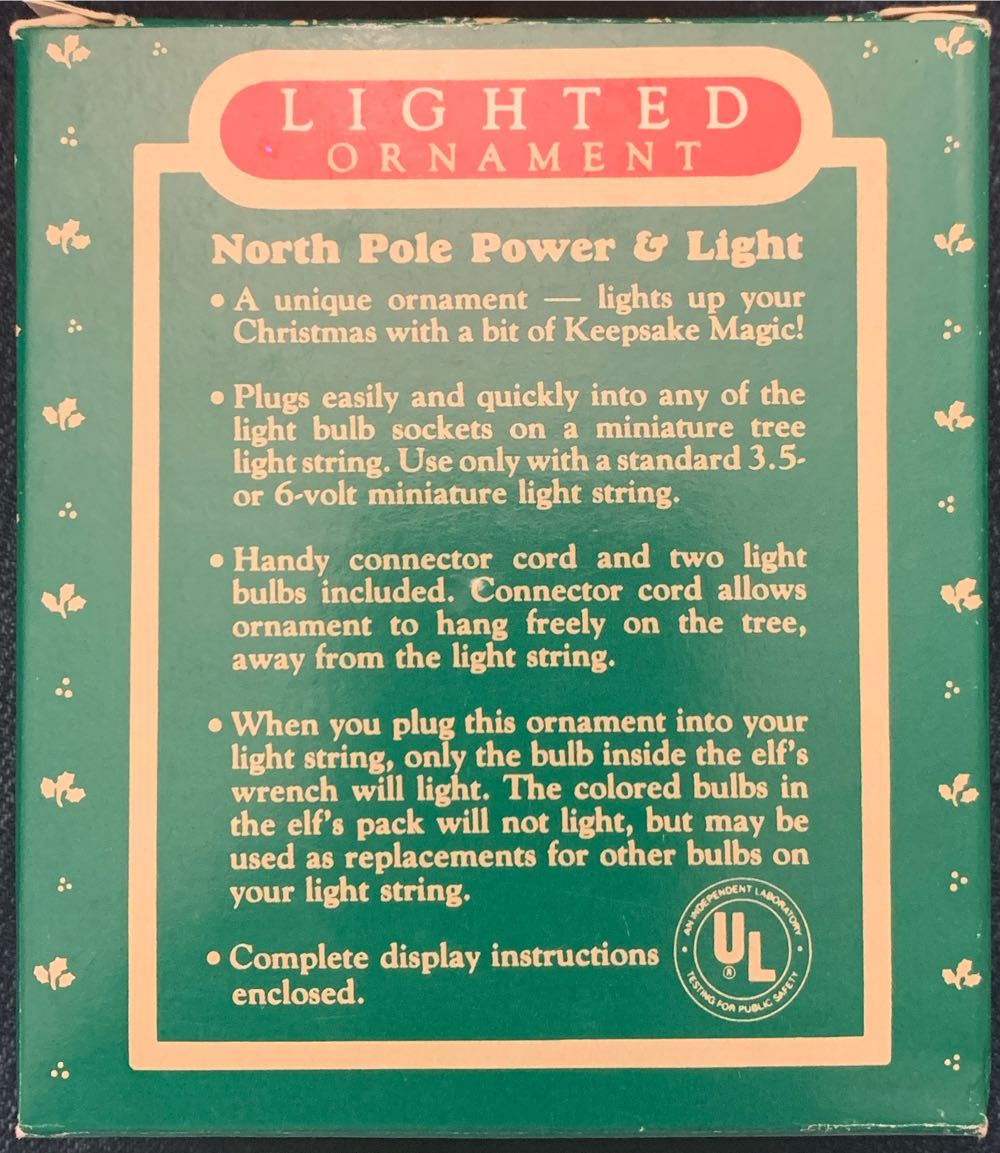 North Pole Power And Light - Elves (Light) ornament collectible - Main Image 3