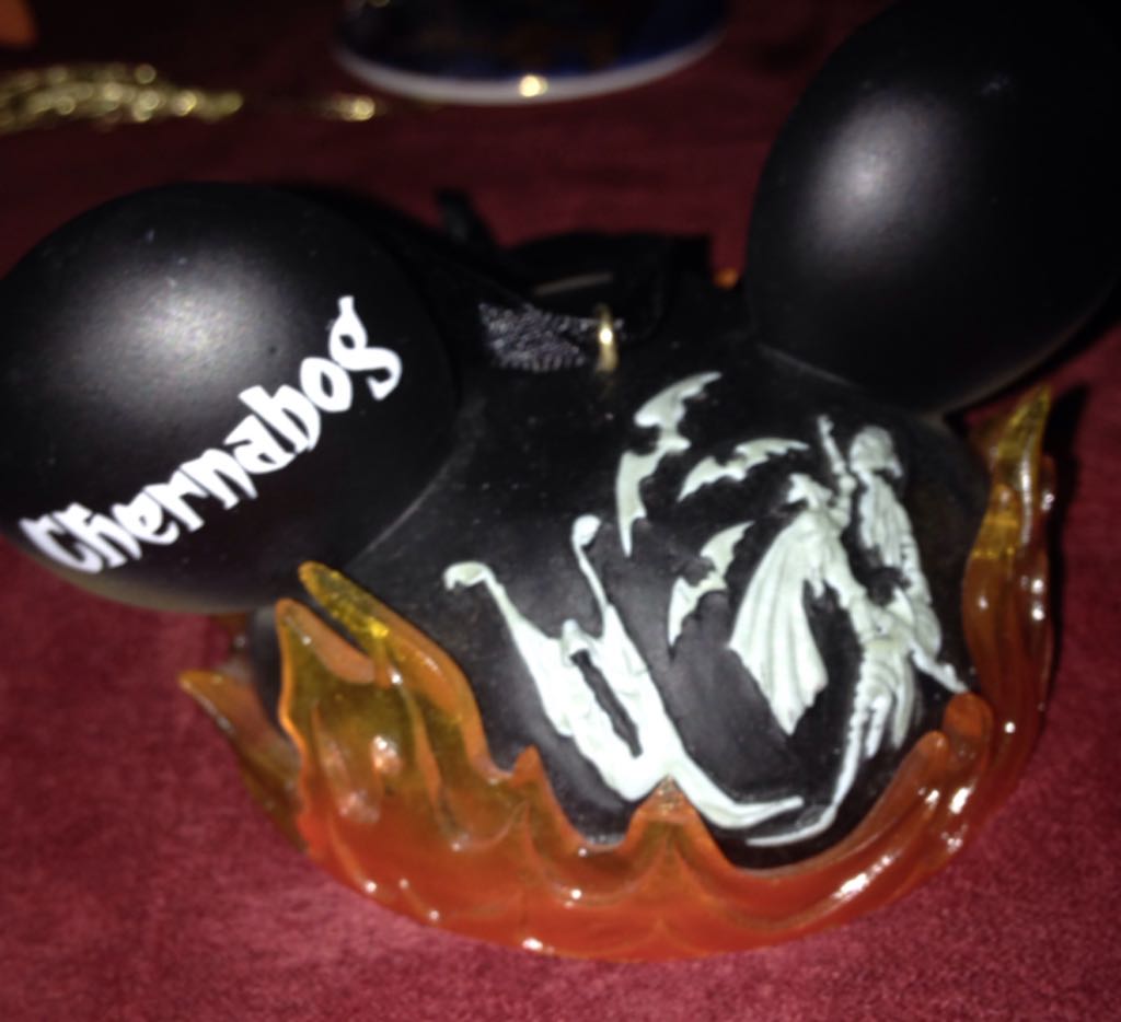 Chernabog Ears Ornament - Disney Park Ornaments (Mickey Ear Hat) ornament collectible - Main Image 2