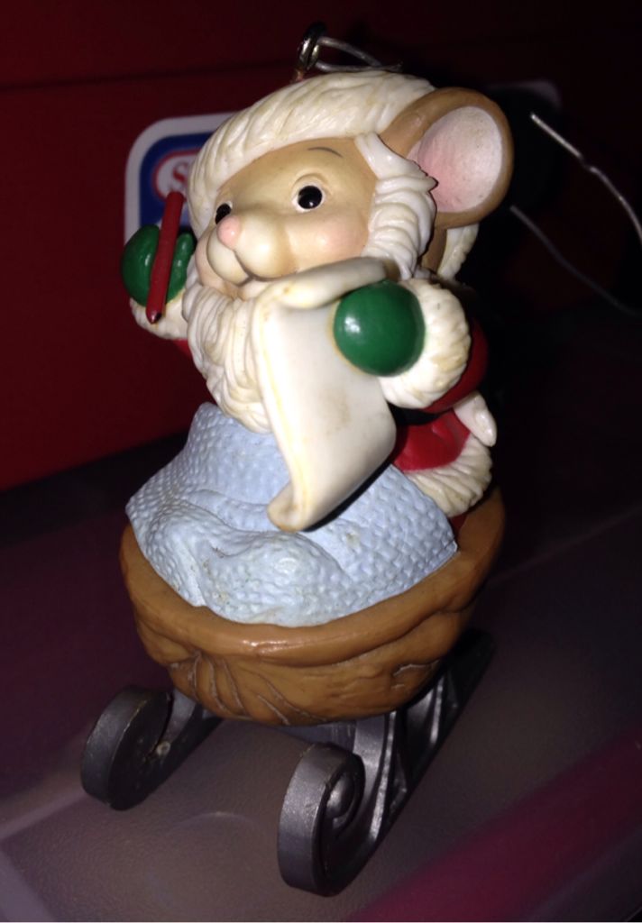 Santa Mouse  (Mice) ornament collectible - Main Image 1