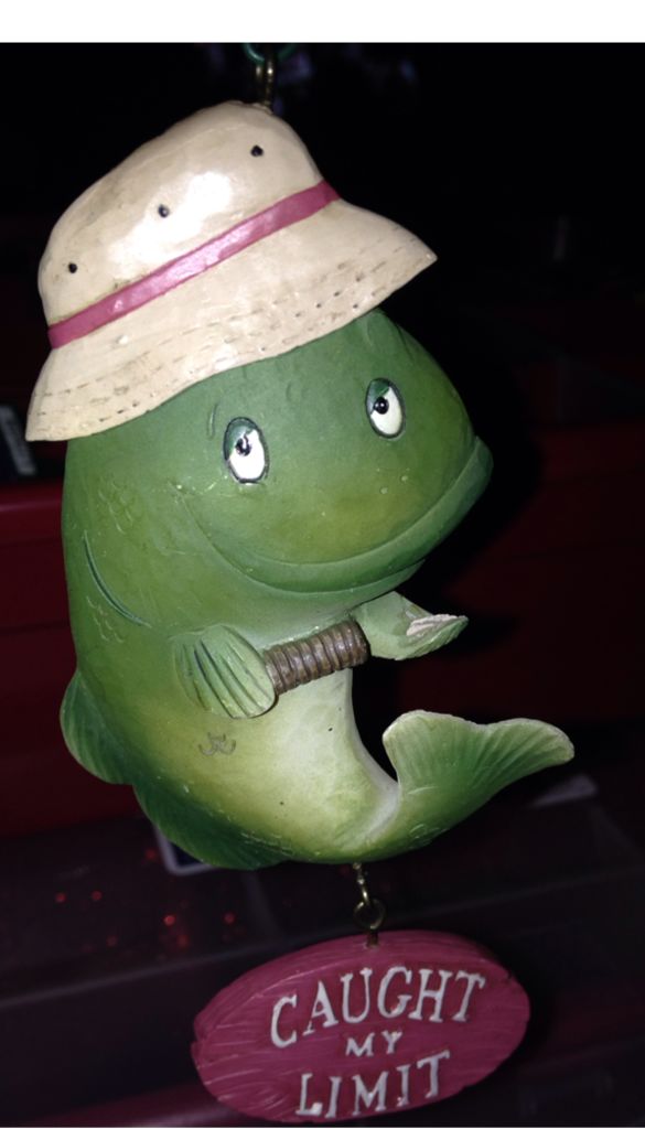 Caught My Limit Fish  ornament collectible - Main Image 1