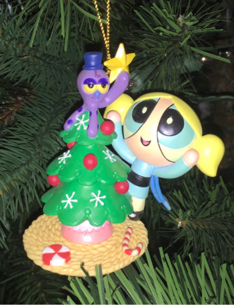 Bubbles Decorating A Tree - Cartoon Network Classics (The Powerpuff Girls) ornament collectible - Main Image 2