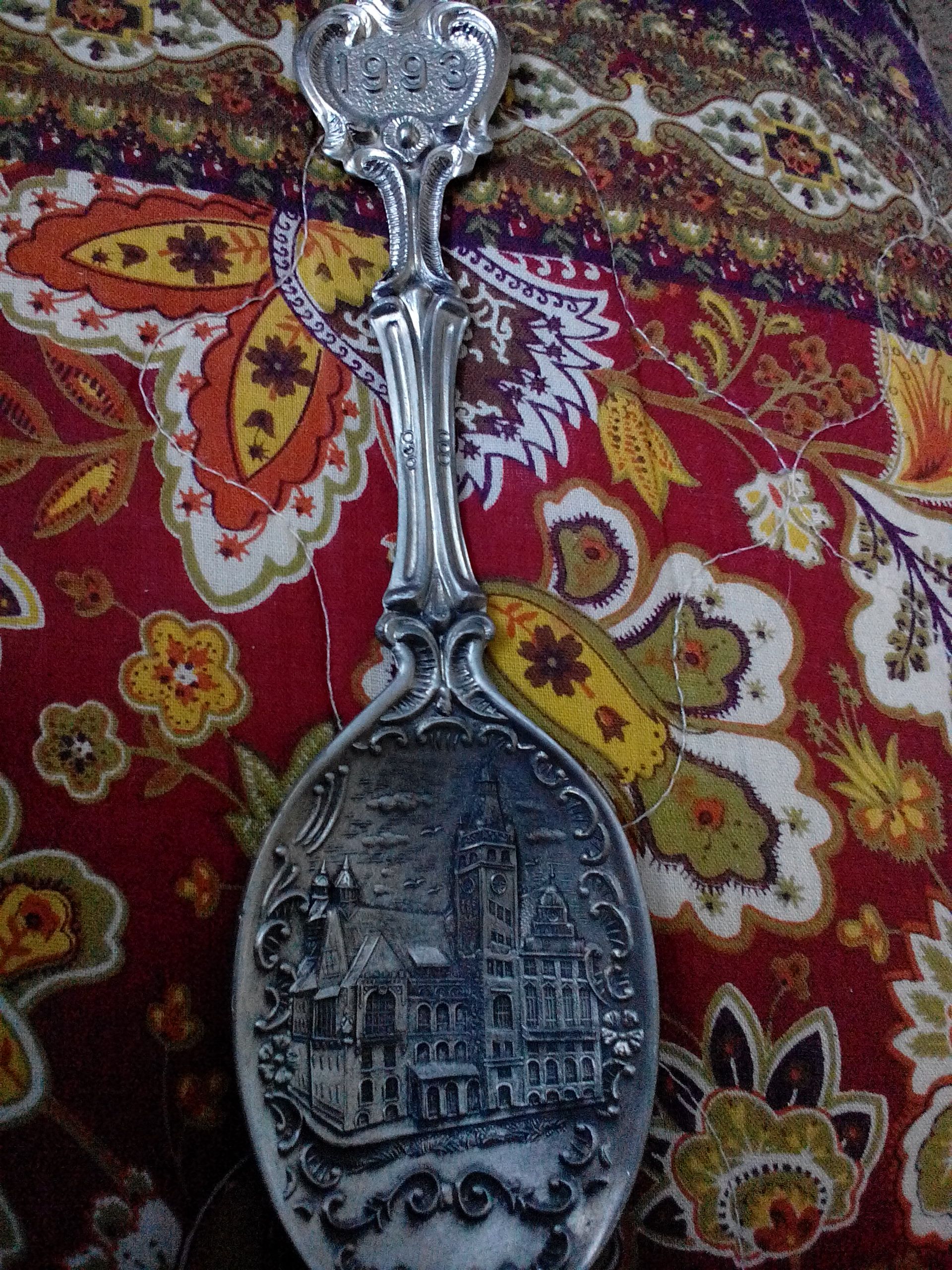 Spoon and chopstick pearl handled