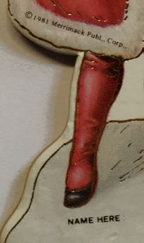 Girl w/ Bell - Victorian Ornament/Package Lable (Christmas) ornament collectible - Main Image 2