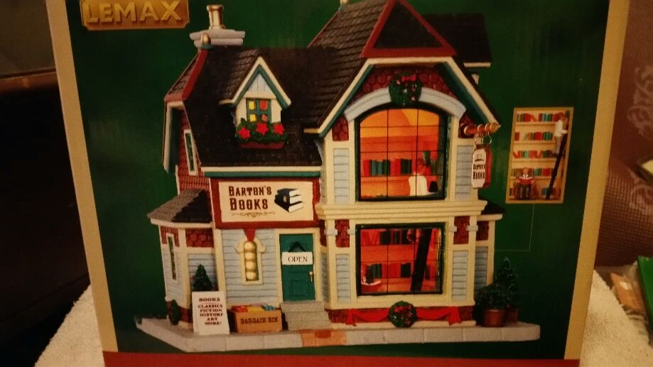 Barton’s Books  (Lighted Building) ornament collectible - Main Image 1