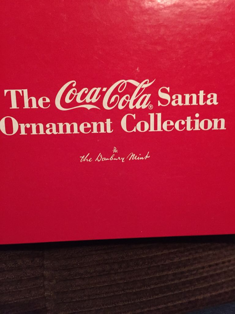 Danbury Mint Coca Cola Santa Collection  ornament collectible - Main Image 2
