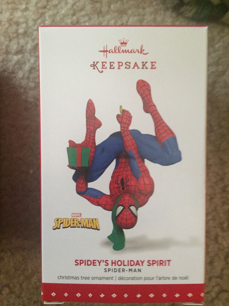 Spidey’s Holiday Spirit  ornament collectible - Main Image 1