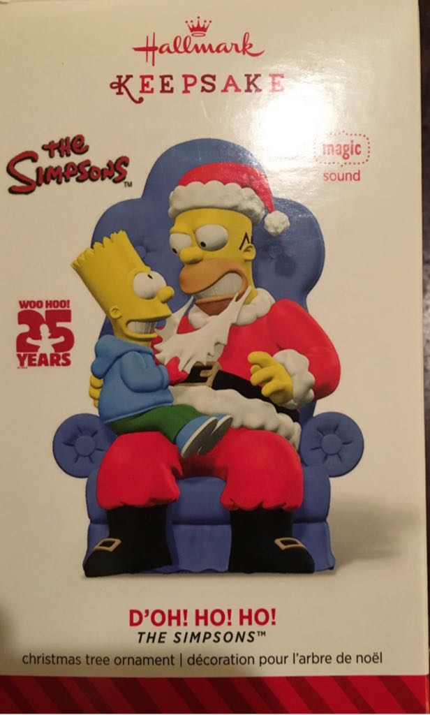 D’oh! Ho! Ho! - The Simpsons (Simpsons) ornament collectible - Main Image 1