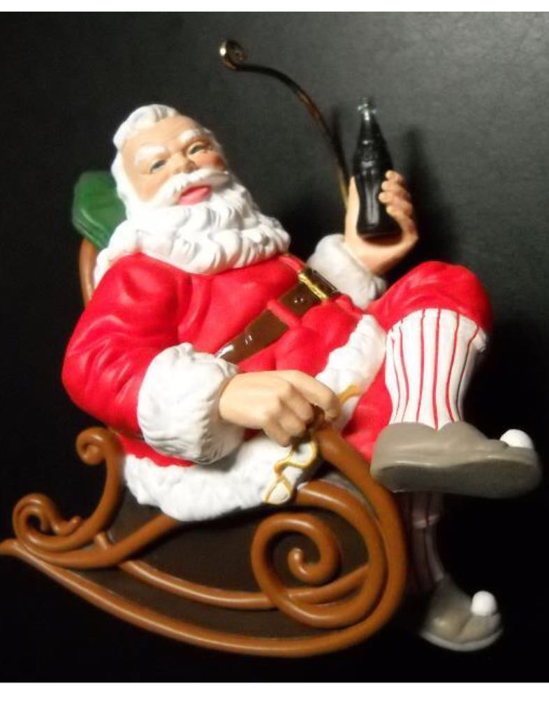 Taking A Break - Coca-Cola Santa (Coca-Cola) ornament collectible - Main Image 2