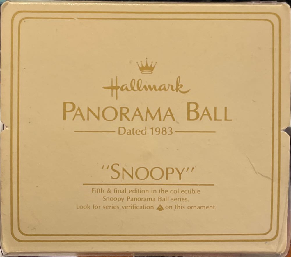 Snoopy & Friends - Snoopy Panorama Ball (Peanuts) ornament collectible - Main Image 2
