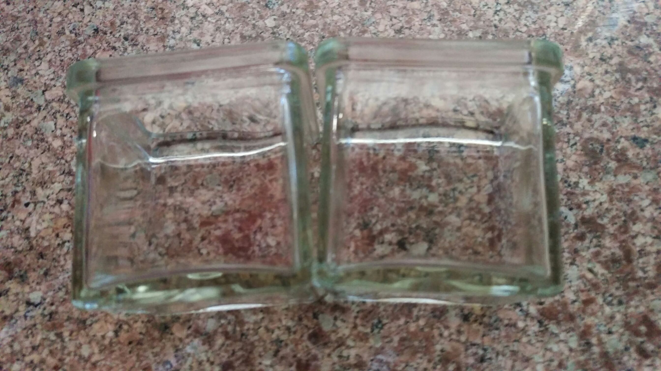 Glass Square Small Containers (10)  (Outdoor Herbs Square Glass) ornament collectible - Main Image 2