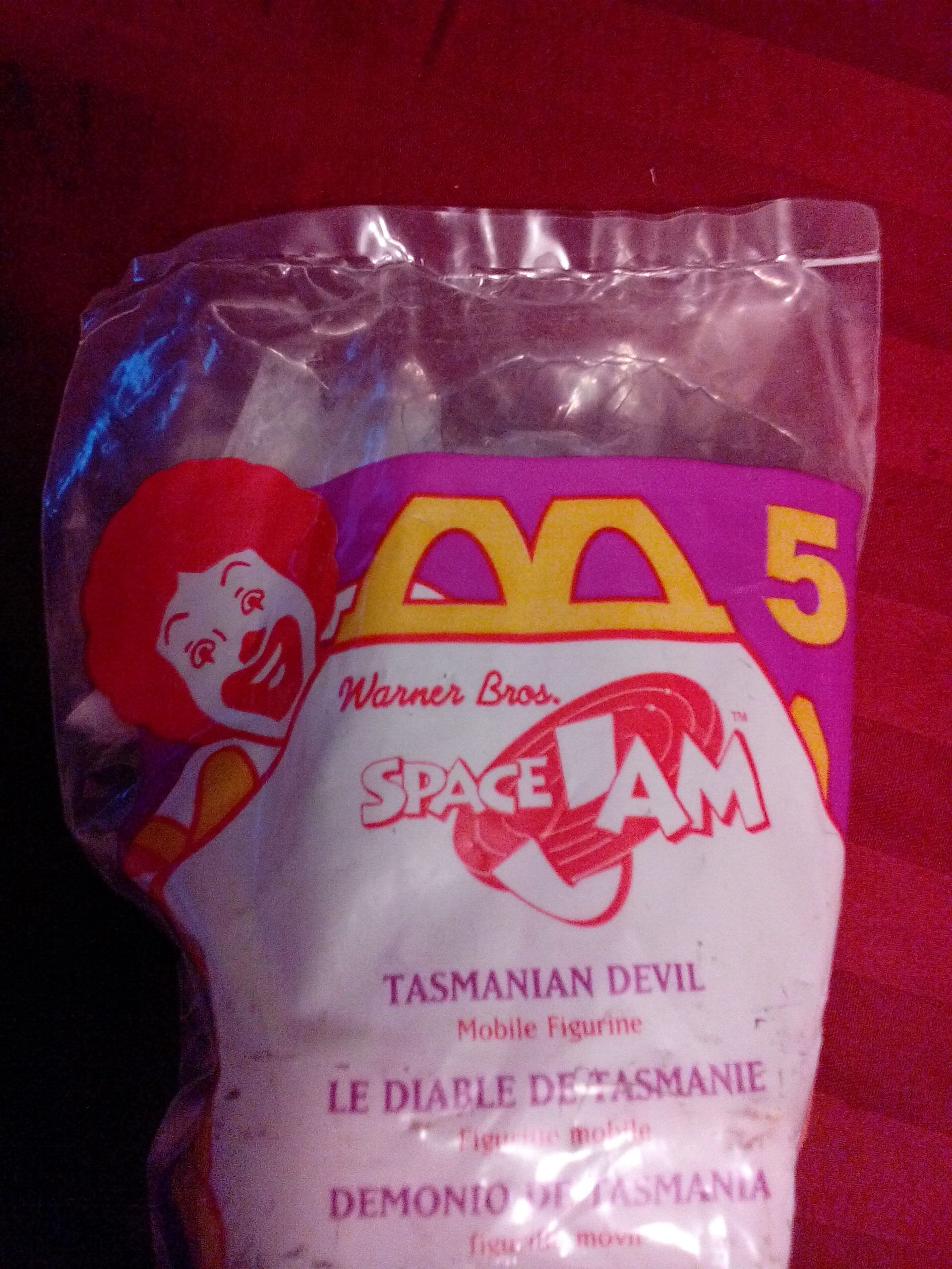 05 Warner Bros: Space Jam: Tasmanian Devil  (McDonald’s Happy Meal Toy) ornament collectible - Main Image 2