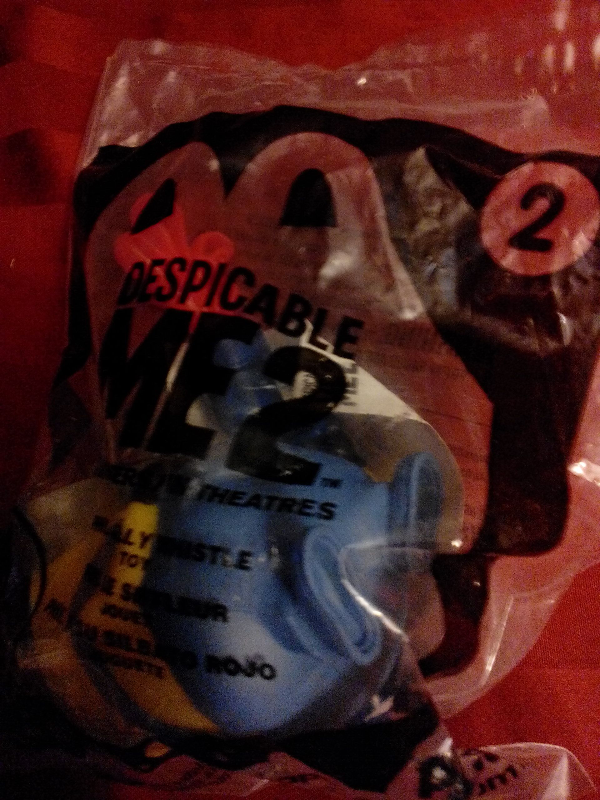 02 Despicable Me 2: Phil Jelly Whistle  (McDonald’s Happy Meal Toy) ornament collectible - Main Image 2