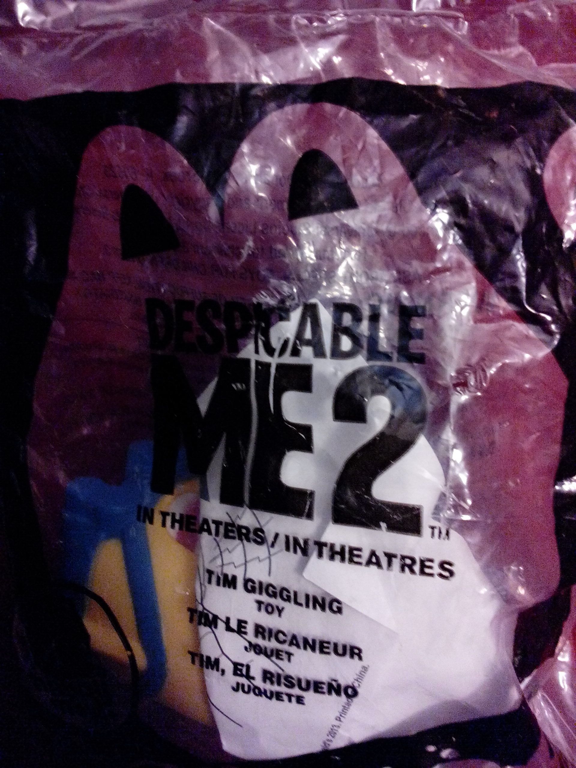 06 Despicable Me 2: Tim Giggling  (McDonald’s Happy Meal Toy) ornament collectible - Main Image 2