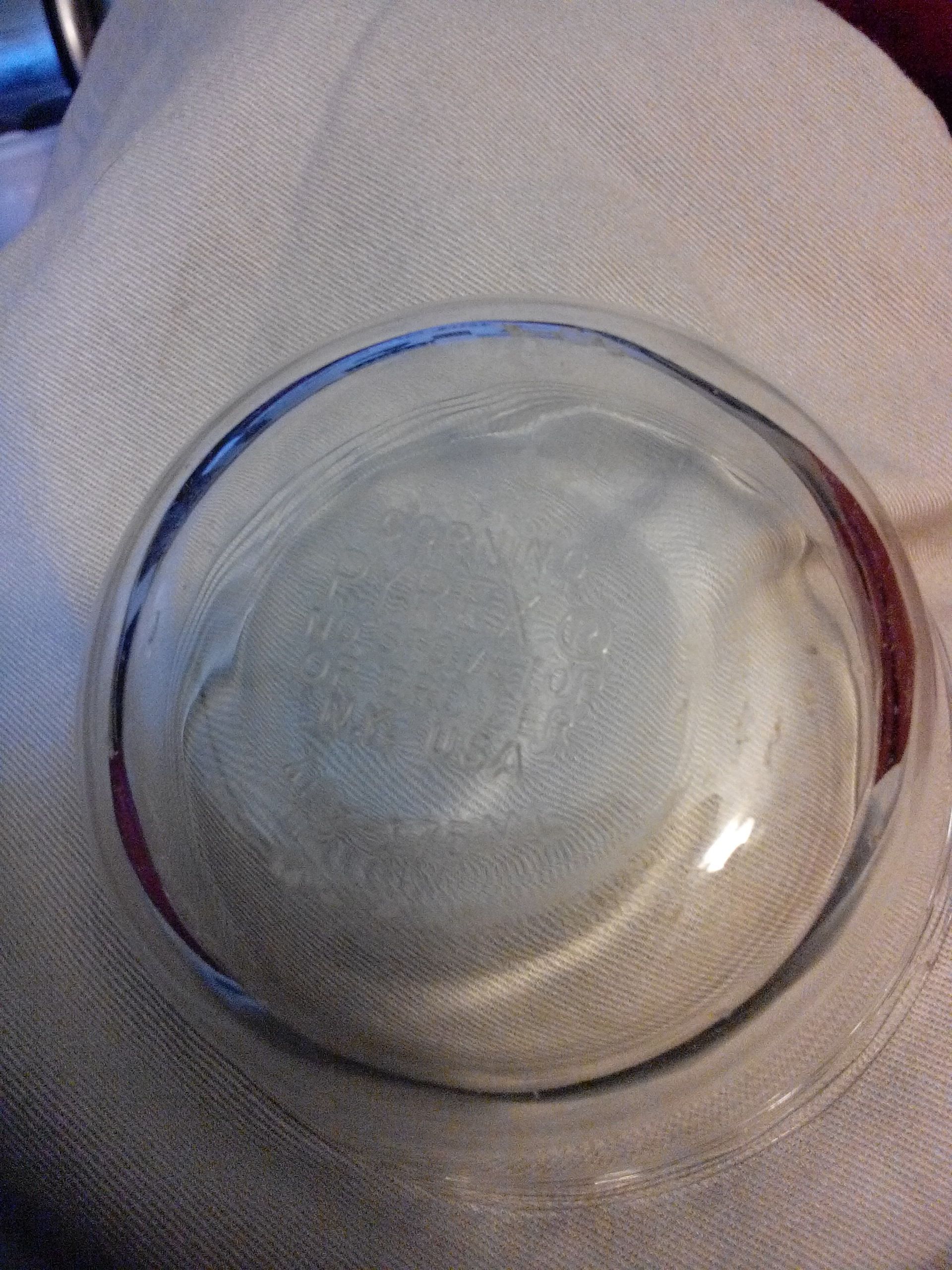 Clear Pyrex K30  (6)  (Camping) ornament collectible - Main Image 2