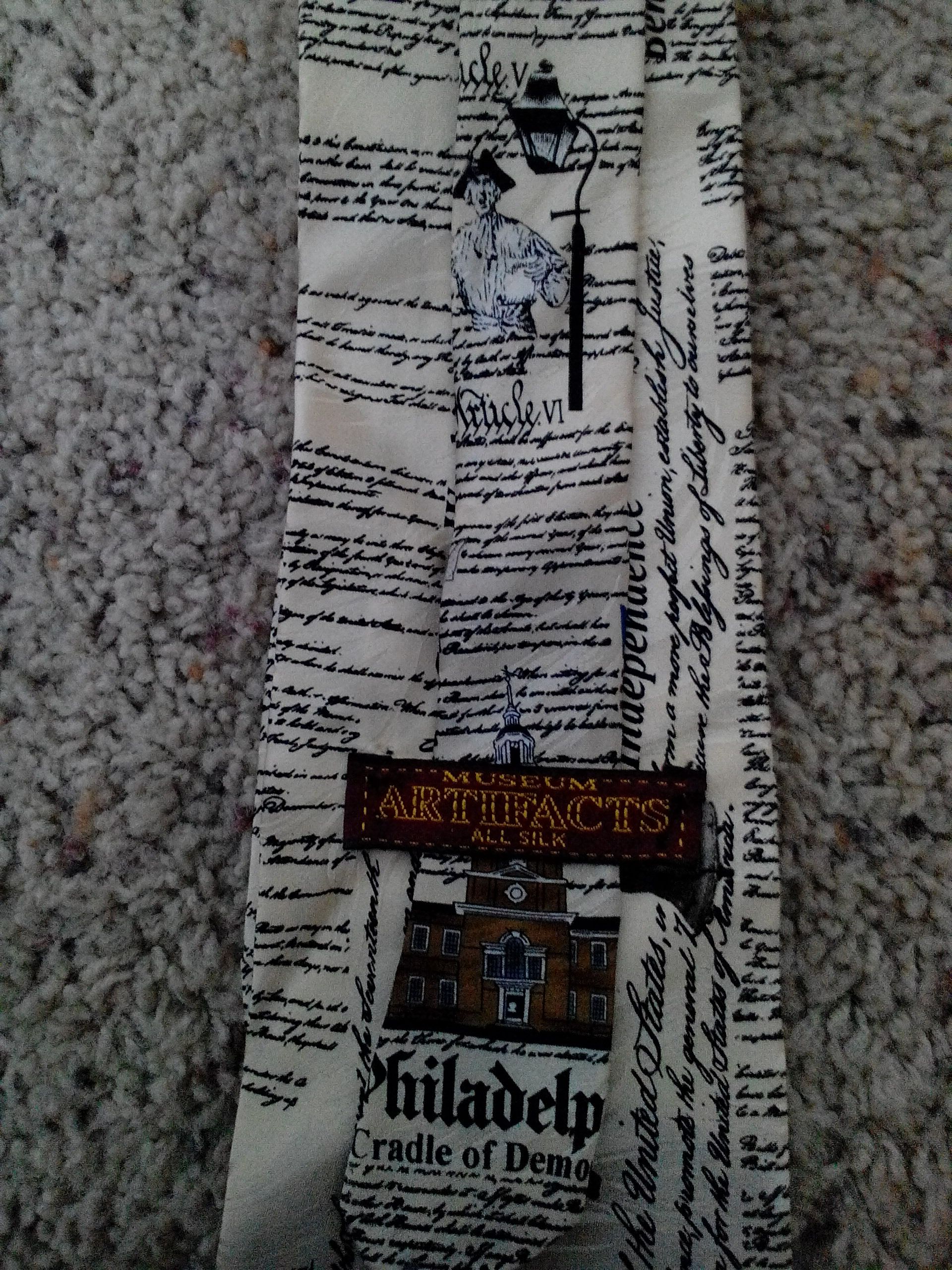 Constitution Neck tie  (Neck tie) ornament collectible - Main Image 2