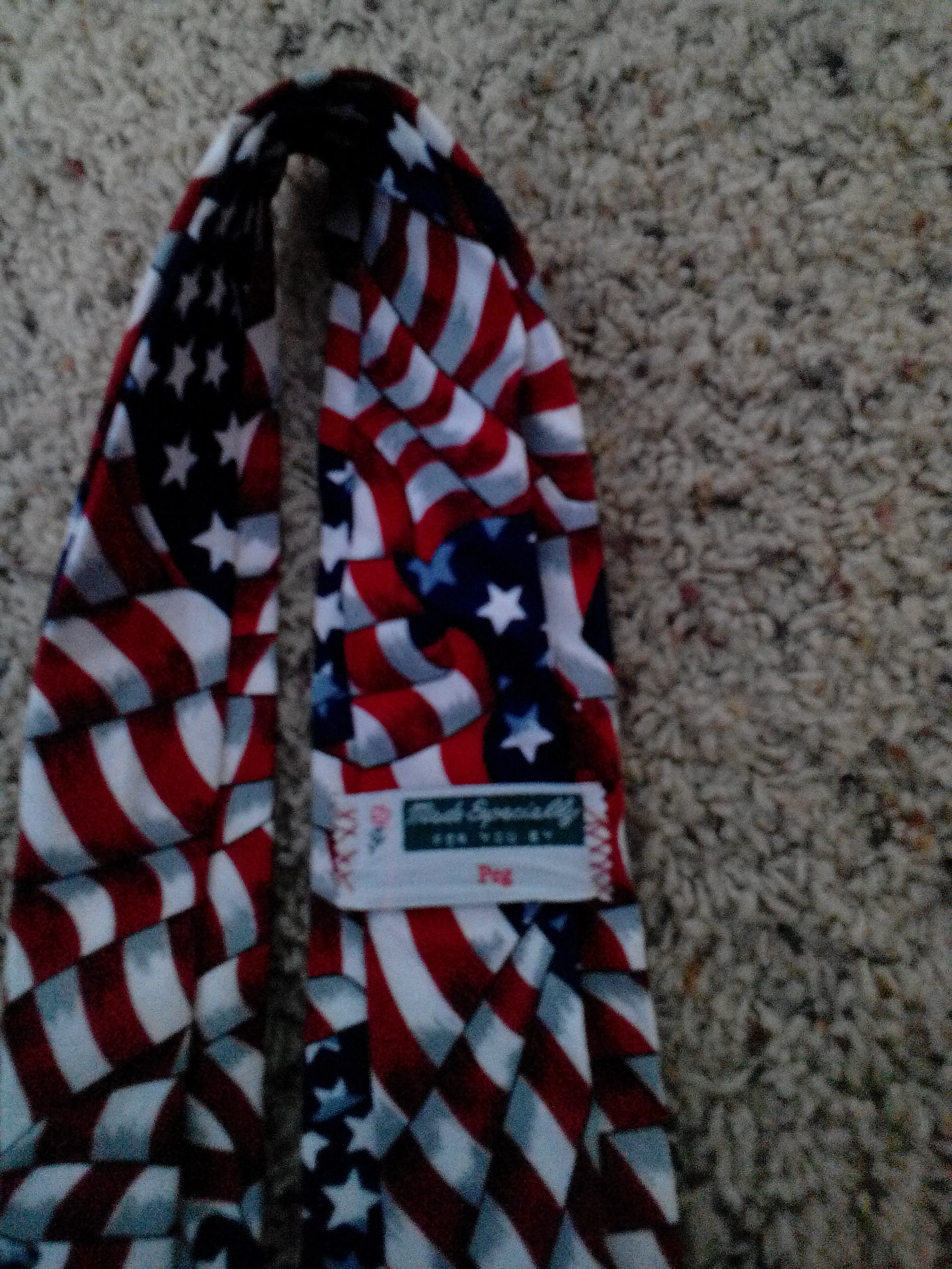 Flag Neck tie  (Neck tie) ornament collectible - Main Image 2