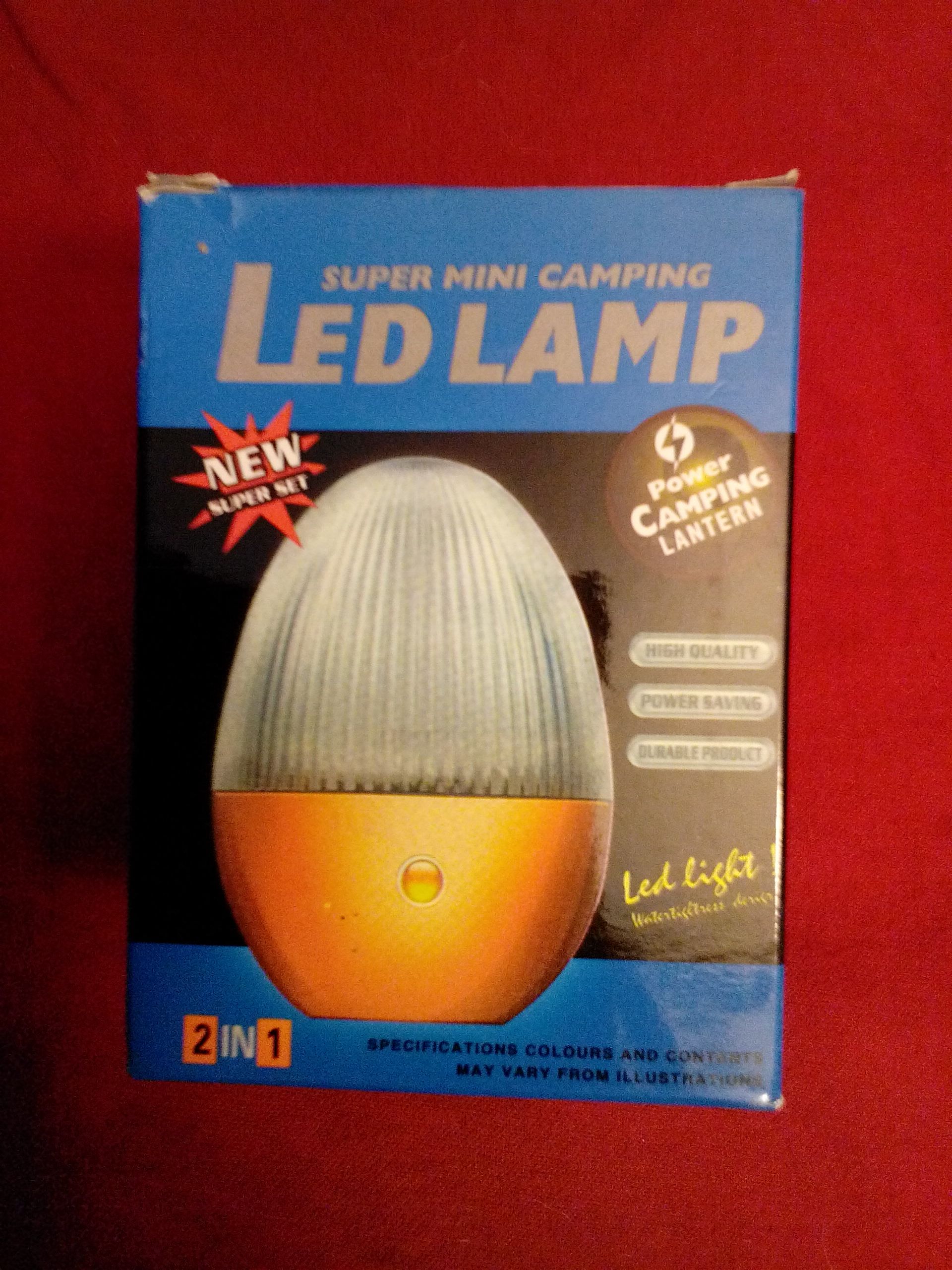 Super Mini Camping LED Lamp with compass  (Camping) ornament collectible - Main Image 2