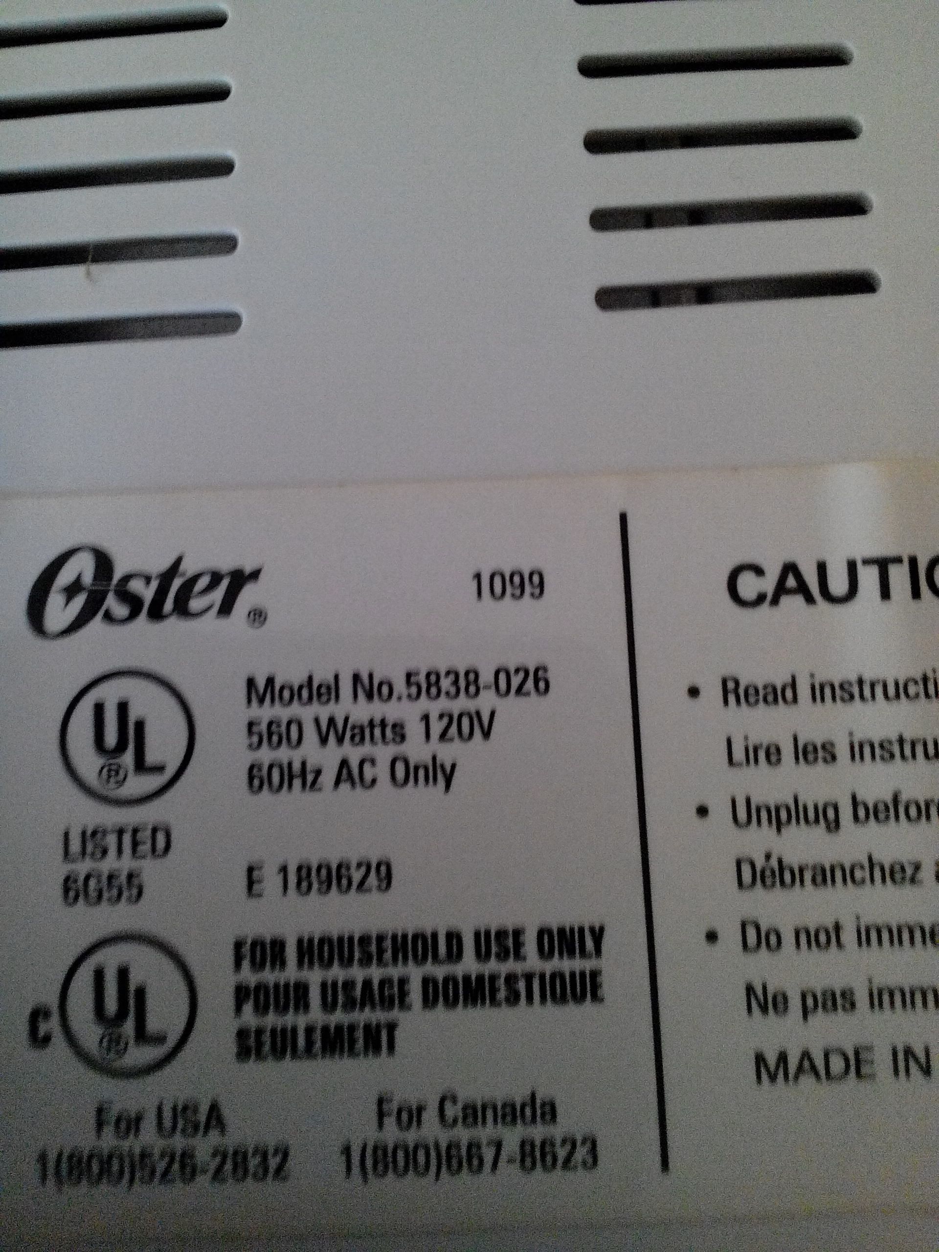 Oster Express Bread Maker  (Kitchenware) ornament collectible - Main Image 2